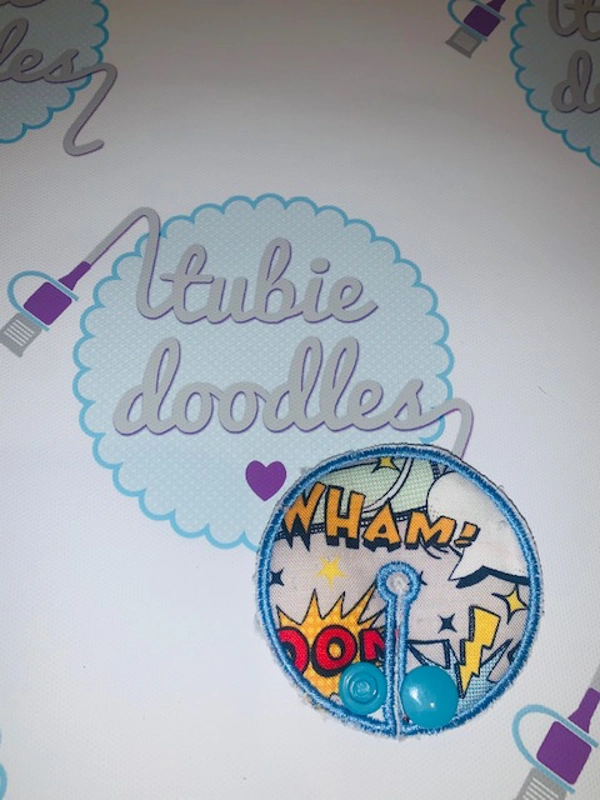 Superhero Grey Tubie Doodles Pad