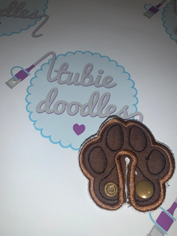 Paw Print Tubie Doodles Pad