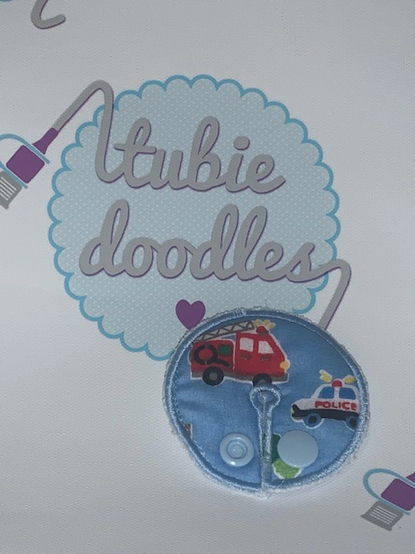 Transport Blue Tubie Doodles Pad