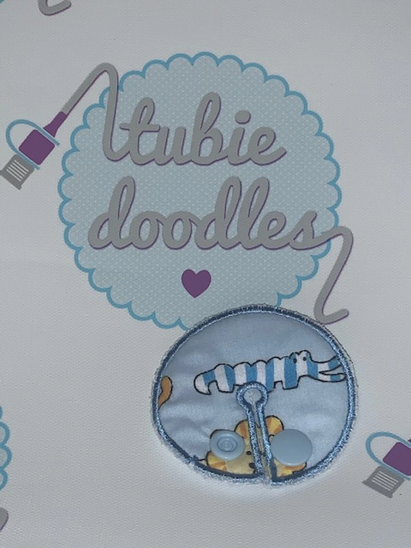 Zoo Blue Tubie Doodles Pad