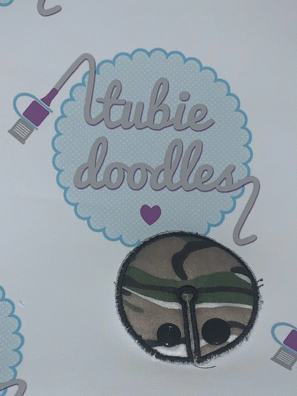 Green Camo Tubie Doodles Pad