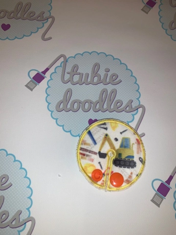 Construction Tubie Doodles Pad