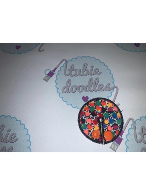 Love Hearts Tubie Doodles Pad