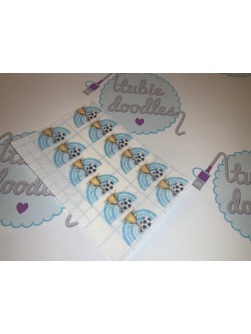 Football Rainbow Blue