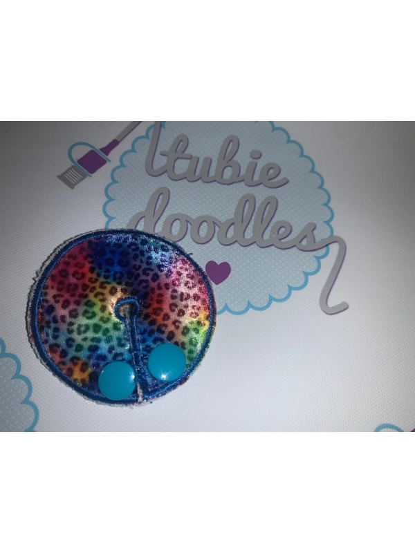 Rainbow Leopard Print Tubie Doodles Pad