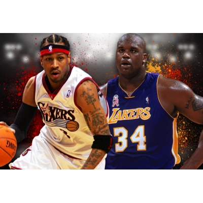 2001 NBA Finals Philadelphia 76ers vs Los Angeles Lakers 5 game DVD set