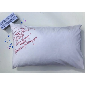 Christmas pillow case personalised with name