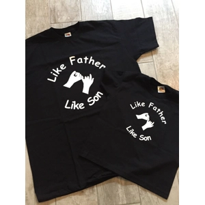 Like Father Like Son t-shirt Father's Day gift
