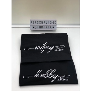Wifey and Hubby Matching set of Sweatshirts