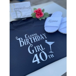 Birthday Girl 40th birthday gift , 40th birthday t-shirt, ..