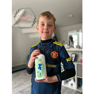 Personalised Football drink bottle