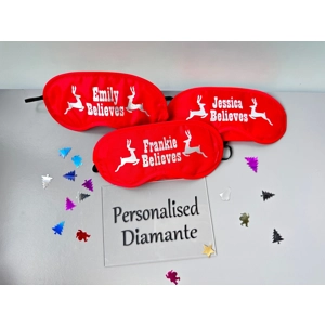 Personalised Christmas novelty eye mask