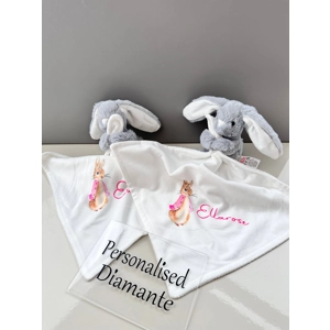 Personalised comforter bunny, easter gift