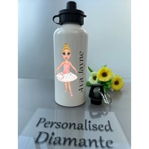 Personalised ballet Dancer kids drink bottle