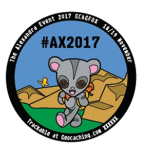 AX2017 Limited Edition Geocoin AX2017 Limited Edition Geocoin