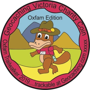 Geoocaching Victoria 2019 Charity Coin Geoocaching Victoria 2019 Charity Coin
