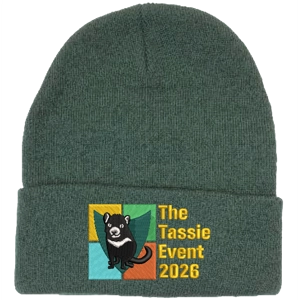 The Tassie Event Embroidered Beanie