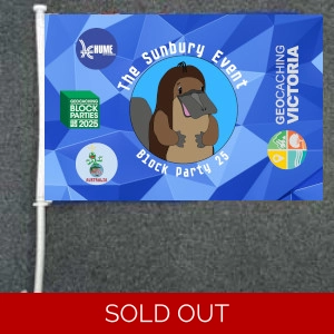 Sunbury Block Party Car Flag Sunbury Block Party Car Flag