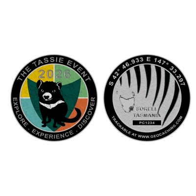 The Tassie Event 2026 Official Limited Edition Geocoin