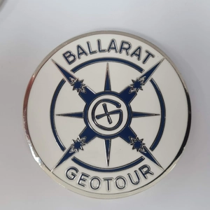 Ballarat Geotour - Standard Geocoin Ballarat Geotour - Standard Geocoin