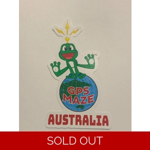 GPS Maze Australia Sticker