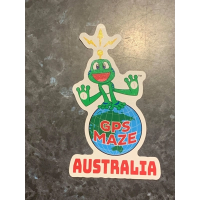 GPS Maze Australia Sticker