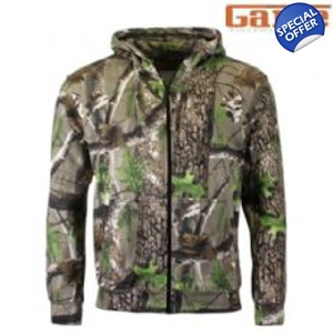 Trek camouflage zip hoodie