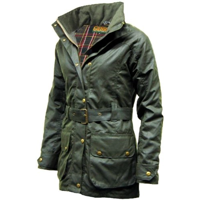 Womens cantrell padded waxed jacket