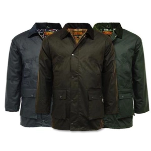 Game classic padded wax jacket