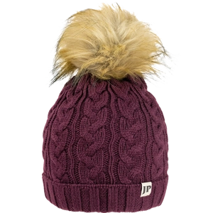 Ladies Cable Knit Bob Hat
