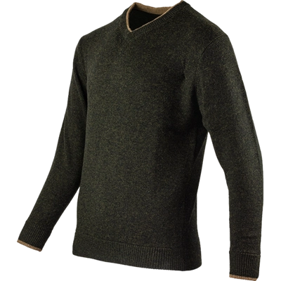 Ashcombe 100% Lambswool V neck jumper