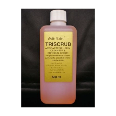 Gold Label Triscrub 500ml Antibacterial Scrub