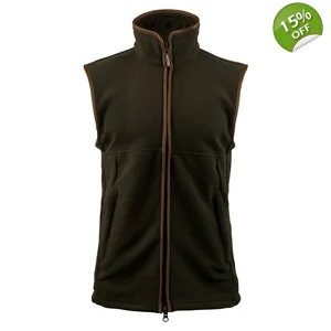 Countryman Fleece Gilet Dark Olive