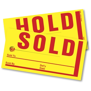 Hold/Sold Tags Hold/Sold Tags