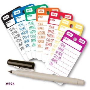 Top Stripe Key Tags Top Stripe Key Tags