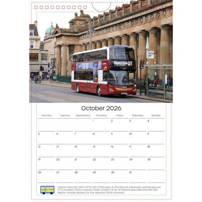 British Bus Calendar 2026