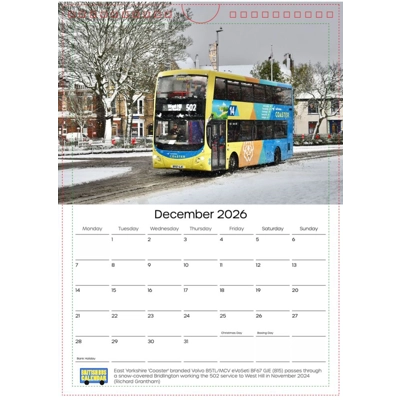 British Bus Calendar 2026