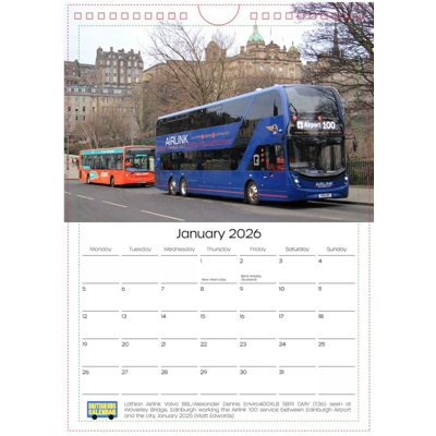 British Bus Calendar 2026