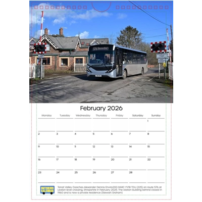 British Bus Calendar 2026