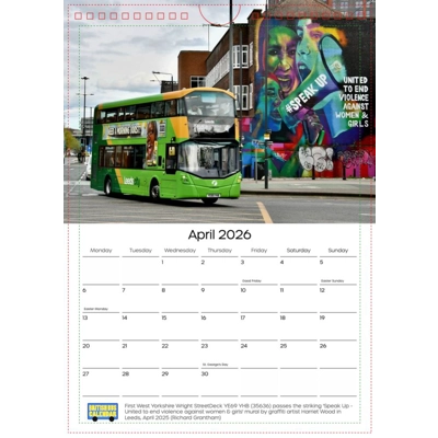British Bus Calendar 2026