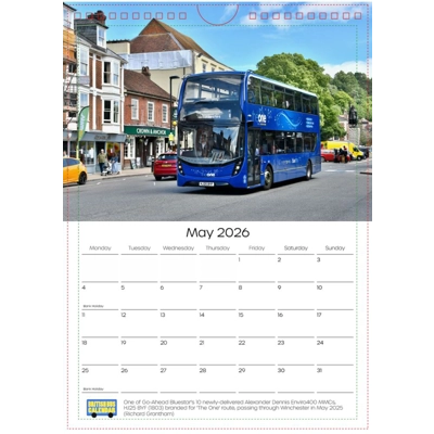 British Bus Calendar 2026