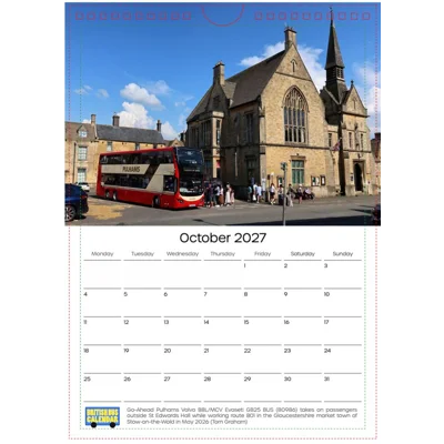 British Bus Calendar 2027