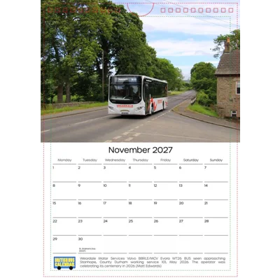 British Bus Calendar 2027