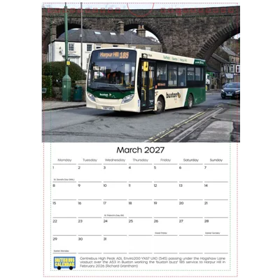 British Bus Calendar 2027