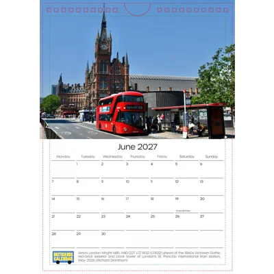 British Bus Calendar 2027