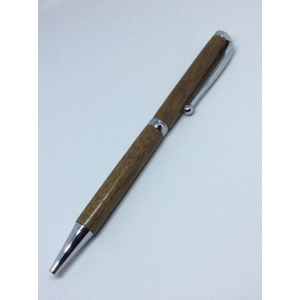 Walnut Ballpoint Pen with Si..