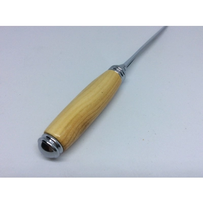 Cherry wood Letter Opener in Chrome finish Cherry wood Letter Opener in Chrome finish