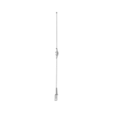 TWISTED WING ANTENNA  CHROME