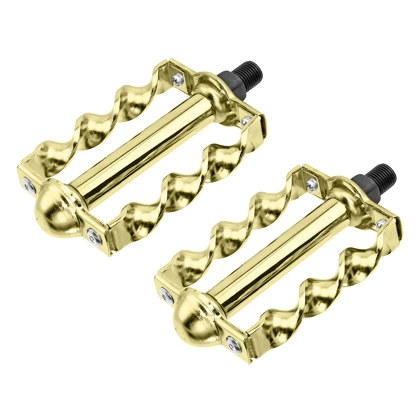 FLAT TWISTED GOLD PEDALS