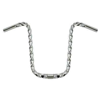 13" square twisted handlebars